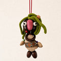 YUNOVA Dark Pod Doll handmade natural hanging ornament on a clean studio background
