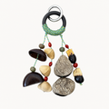 YUNOVA Mixed Botanical Shell Wind Chime A on a clean studio background